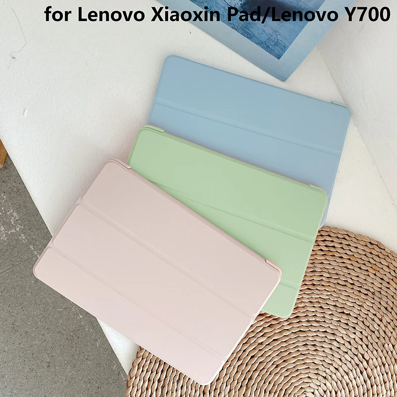 Foldable Tablet Protective Case For Lenovo Xiaoxin Pad 2024/Xiaoxin Pad Pro/M10 For Lenovo Y700 Silicon Protector