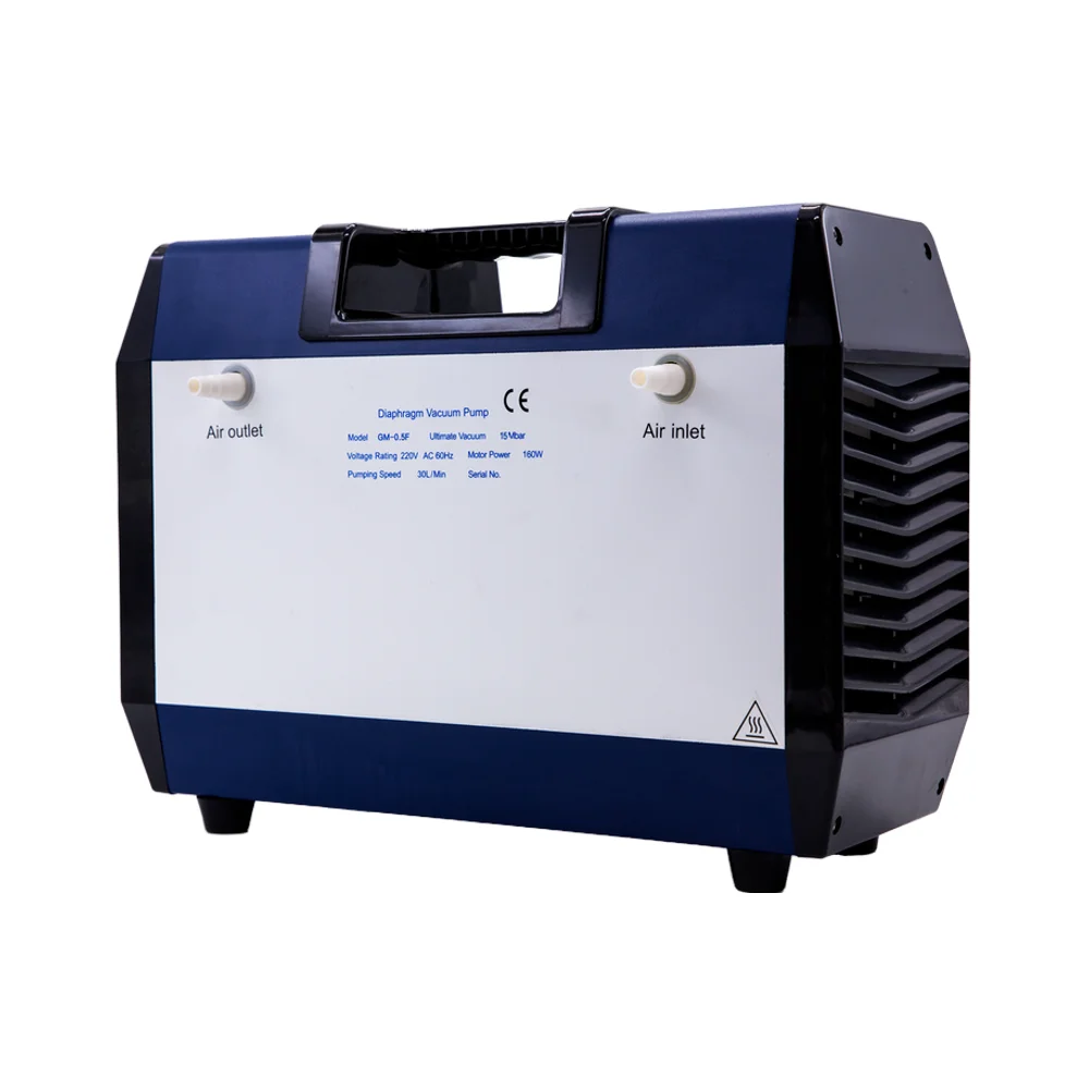

Low Noise and Oil Free Diaphragm Vacuum Pump for Filtration & Evaporation for Pharmaceutical & 、Lab