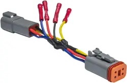 LEDGlow Add-On Power Harness for Harley Davidson Touring Motorcycles - Easily Power Motorcycle Underglow Accent Lighting Kits