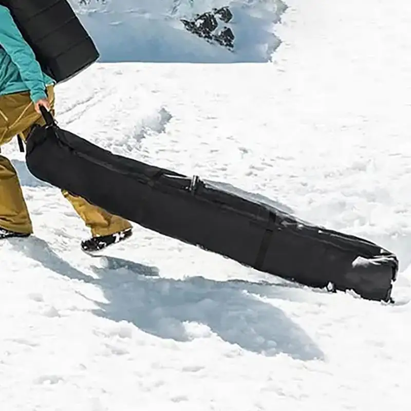 Saco de armazenamento de esqui à prova dwaterproof água organizador de engrenagem de neve loja e transporte único snowboard saco de armazenamento de equipamentos de esqui para viagens aéreas