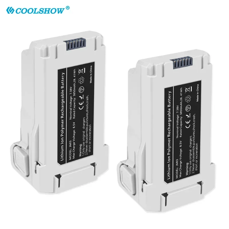 بطارية COOLSHOW لبطاريات DJI Mini 3 pro بقدرة 3850 مللي أمبير في الساعة متوافقة مع طائرة صغيرة 3 بدون طيار ملحقات الطيران الذكية