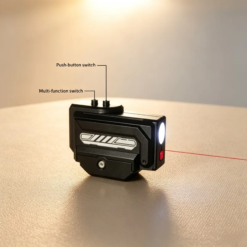 Under‑mounted Transmitter and Flashlight Decor Accessories, Universal 20mm Rail Toy Mounting Components