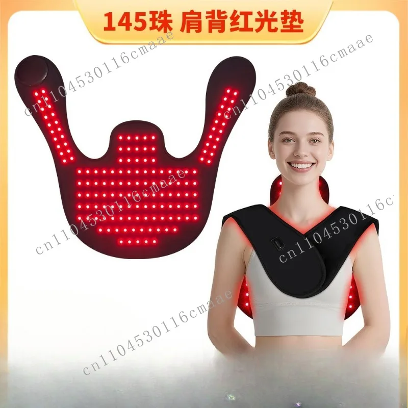 145 Pearl Red Light Therapy Scarf Device, Heat Compress Red Light Shoulder Pad, Neck Warmer, Therapy Device