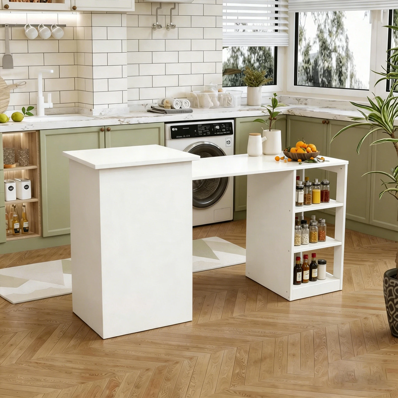 Commercial Kitchen Outlets - La scrivania pieghevole da 58,7'' presenta