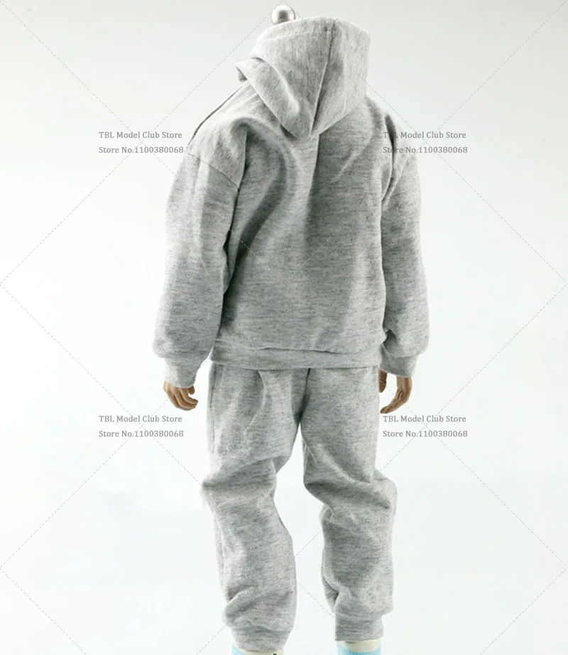 FA012 1/6 سترة أنيقة تحمل شعار لعبة البيسبول سترة رياضية مجموعة فضفاضة السراويل السراويل الملابس مجموعة نموذج ل 12In عادي عمل قوي الشكل #5