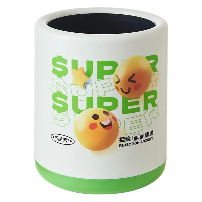 

Trash can large capacity household living room bedroom kitchen 2024 bathroom new double high value trash can