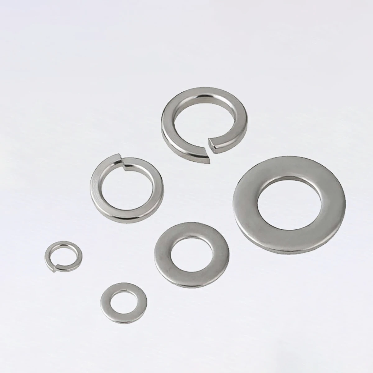 

304/316 Stainless Steel Flat Washer Spring Washer / Flat Washer Spring Washer M1.6 M2M2.5M3M4M6M8-M20