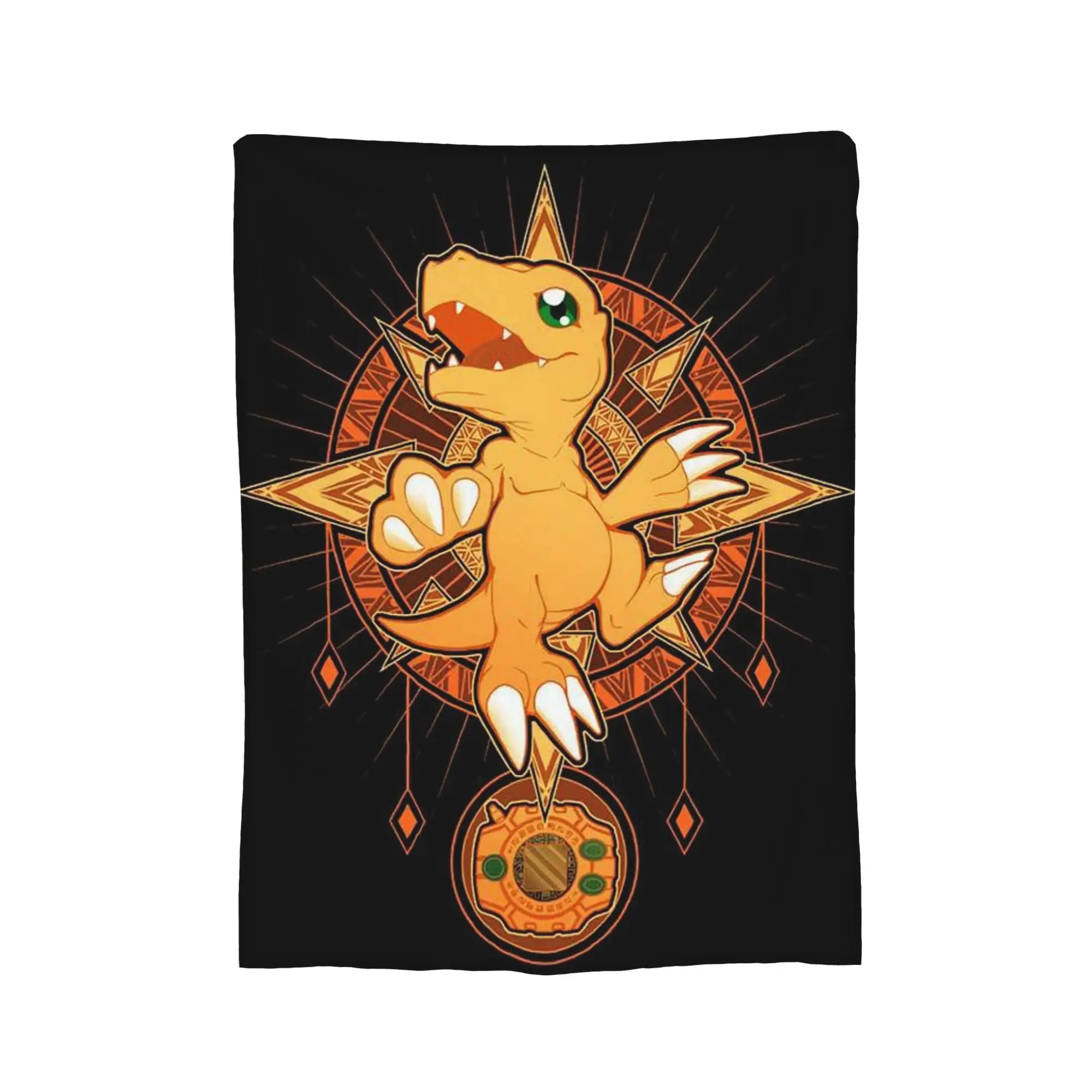 Digimon Agumon Gabumon Sora Anime Blankets   Fleece Throw Blanket Summer Air Conditioning Decoration Soft Warm Bedspreads