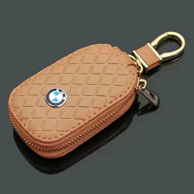 

Car Key Fob Shell Case Cover Holder Bag Pouch Keychain Organizer For BMW M E90 E36 E60 X1 F22 F21 E46 E39 E30 F10 E87 E92 X5 F30