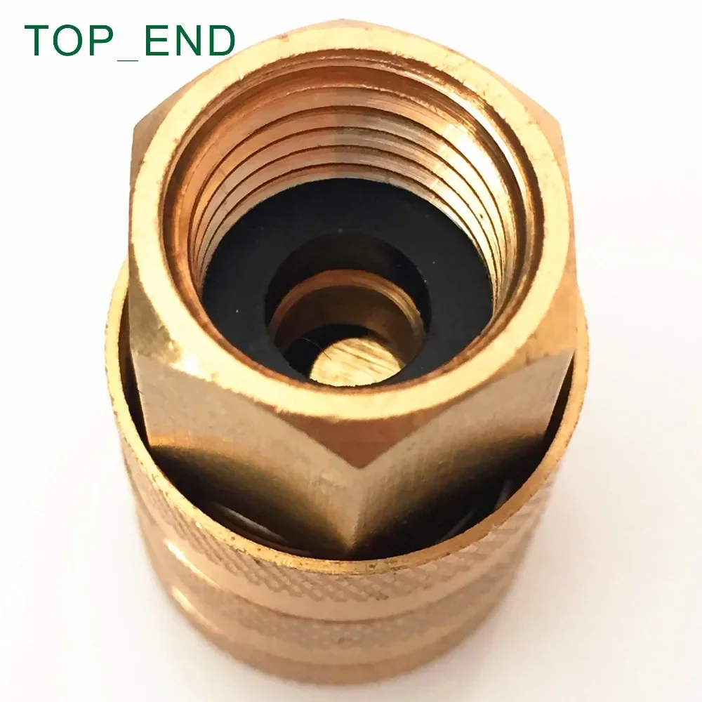 Closed,Original Brass,Air Chuck,Universal Lock On Quick Connect,Brass Stem,Work w/ Tire Valve Stem