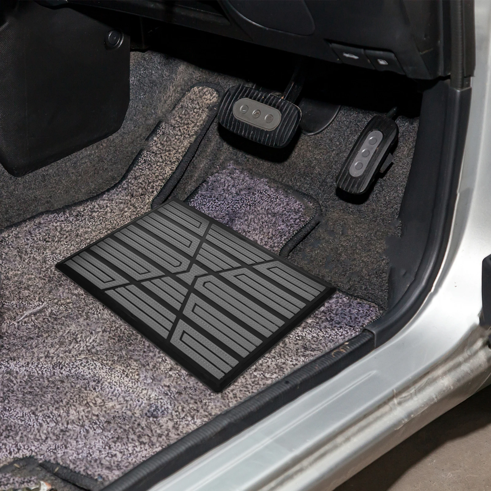 

Wear Resistant Pedal Patch Car Foot Pads Rest Mats Carpet Plastic PP Long Lasting Nonslip Design Repair Mats Enhanced Friction