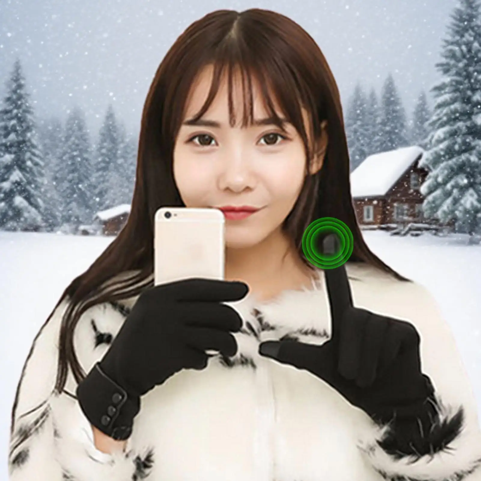 Rechargeable Heated Gloves 3-level USB Windproof Electric Gloves Skiing Snowboarding Equipment For Snowboarding Camping