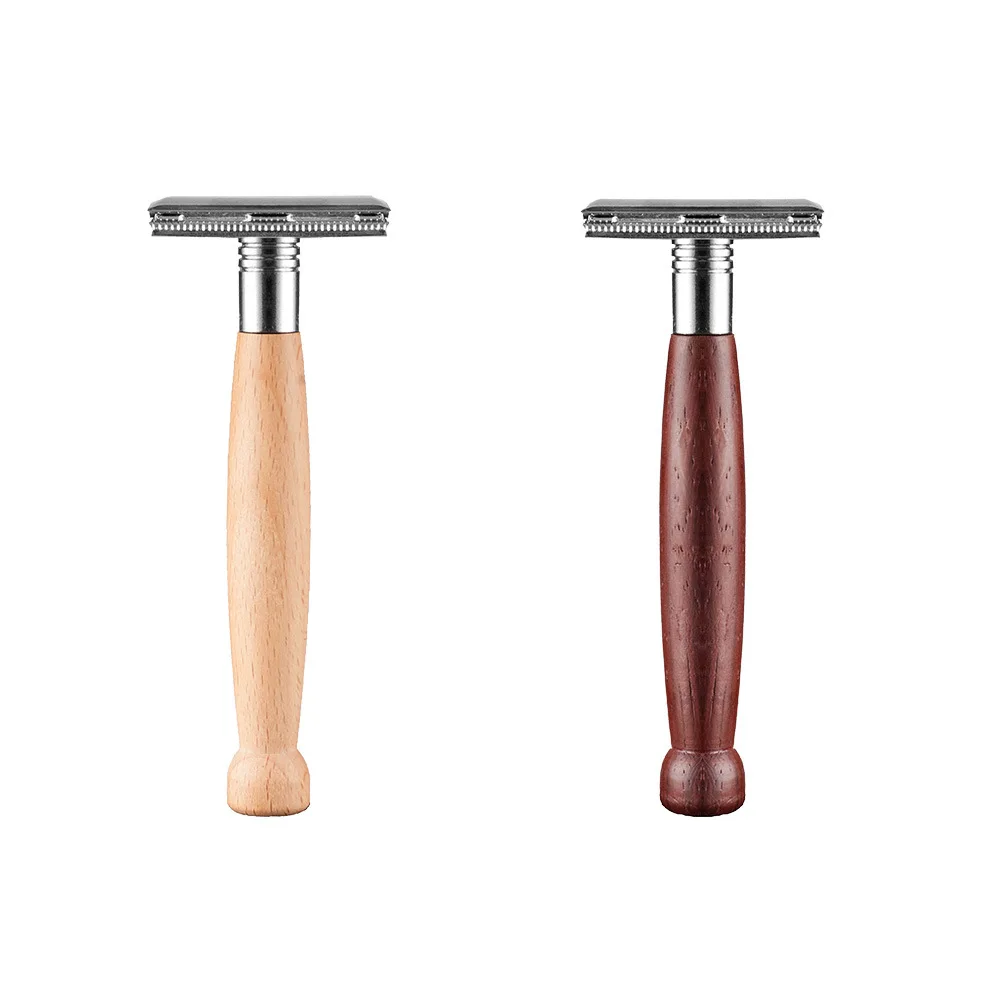 high quality replaceable safety razors razors wood razorWith 10 blades