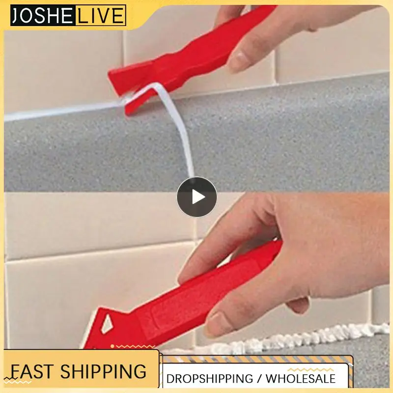 

In1 Glass Glue Angle Scraper Caulking Silicone Tool Shovel Binder Rubber Shovel Gereedschap Remover Angle Seam Spatula