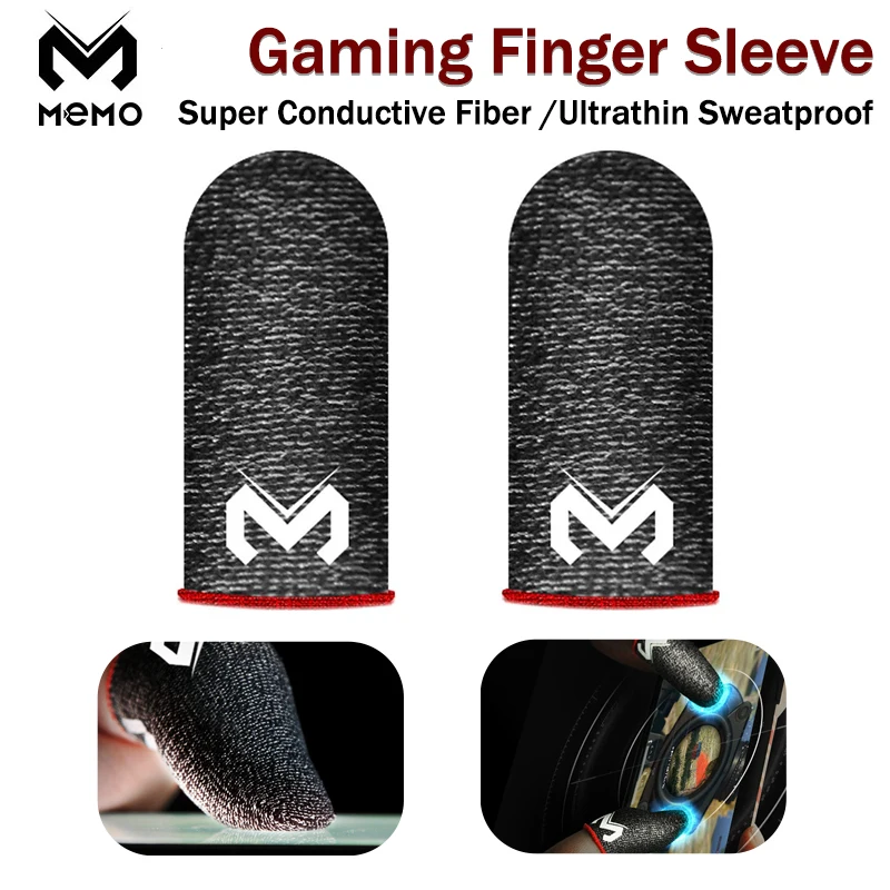 

1/3/5PCS MEMO Gaming Finger Sleeve For Mobile Game Fingertips Cover Touch Screen Sweatproof Anti-slip Finger Cots Cover Gloves