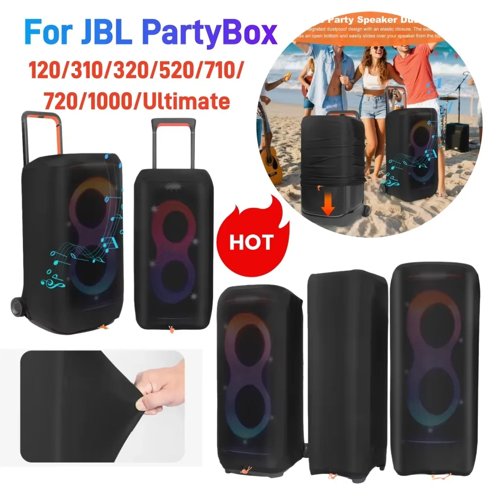 

Защитный чехол от пыли для колонок JBL Partybox 710/720/1000/120/320/310/520/Ultimates, эластичный чехол-накладка для колонок