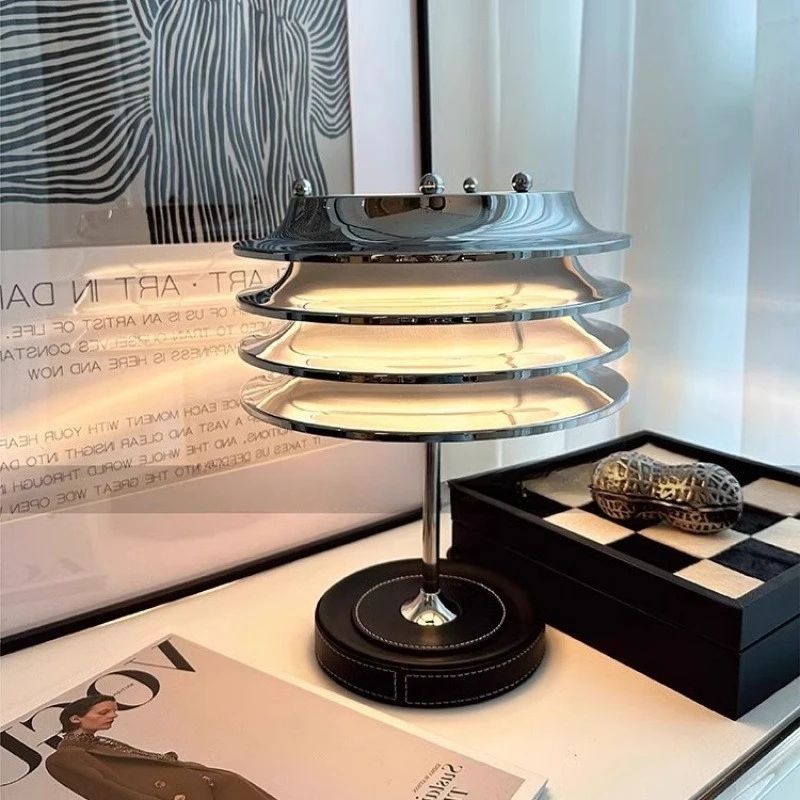 Table lamp ambient light crescent disc lamp cabinet series night light y