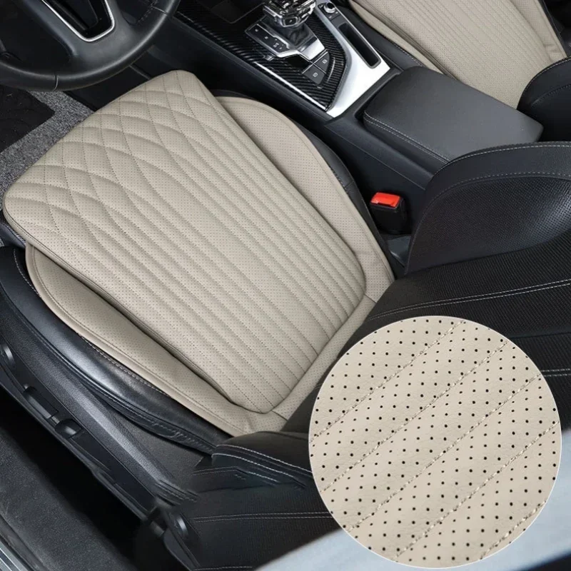 Car Seat Cover Nappi Leather High Rebound Cars Seat Cushion Protector Automobiles Universal Mat Chair Seat Auto Pad Accessories