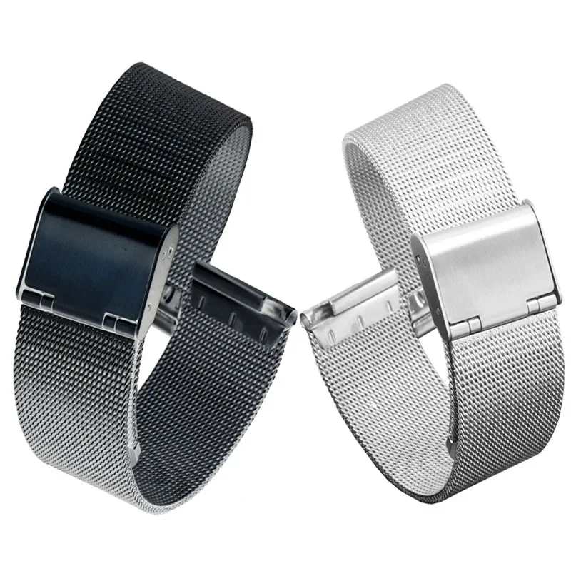 General Use Quick Release Watch Band Stainless Steel Bands Milanese Strap Universal Watch Band 18mm 20mm 22mm watchband