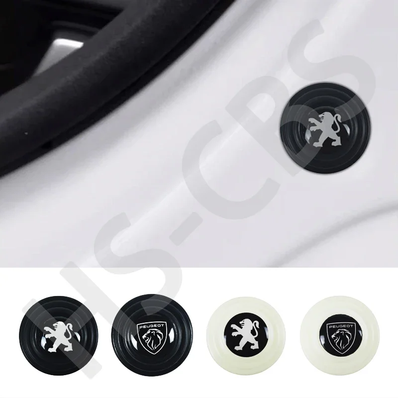 Car Door Shock Mount Pad Absorbing Gasket Stickers For Peugeot 107 408 4008 308 3008 5008 508 2008 208 301 407 4008 Accessories