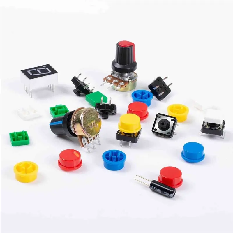 Promotion For UNO R Component Pack 830 Hole Breadboard Kit For Beginners Star Electronic Parts Electrolytic Resistor Led