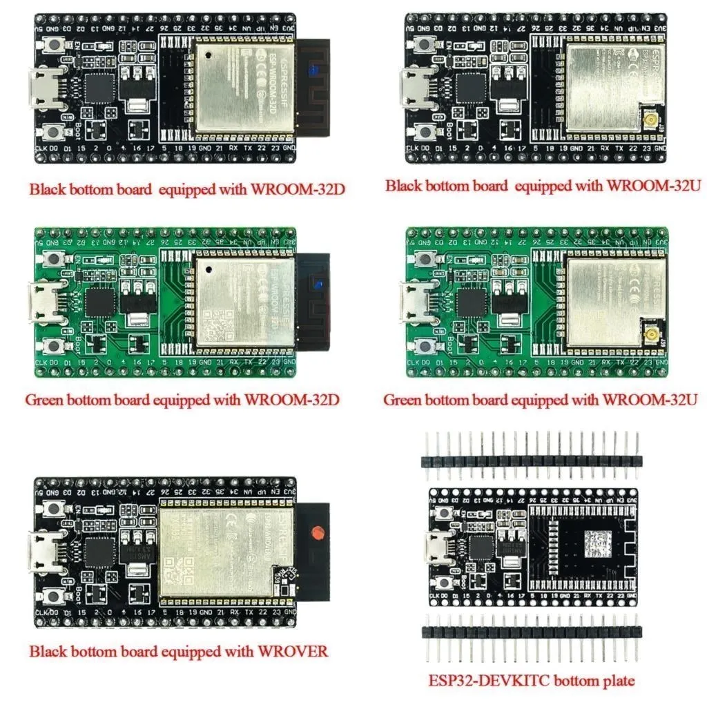 Esp32-devkitc Development Board Esp-wroom-32d Esp-wroom-32u Wifi+bluetooth-compatible Iot Nodemcu-32 Esp32 Wireless Module