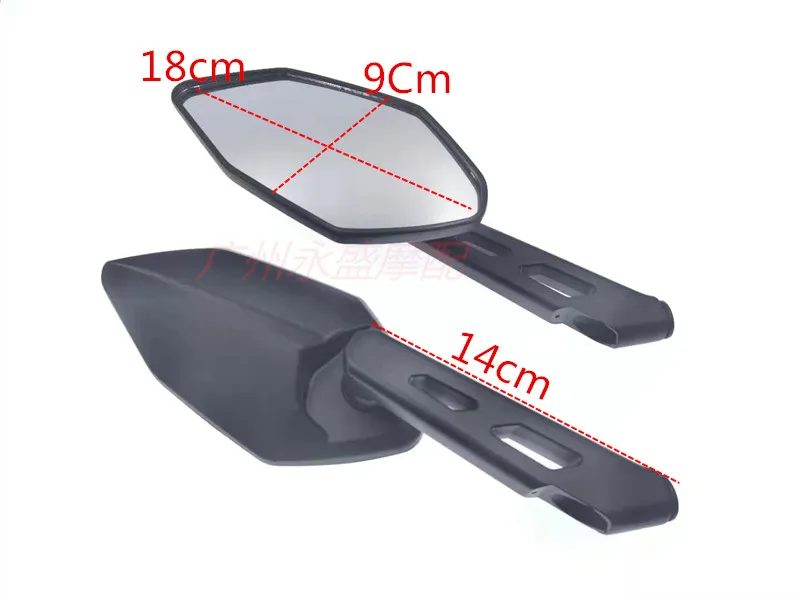 

yj22 Motorcycle Modification Rearview Mirror Wide Field of View Universal Rearview Mirror