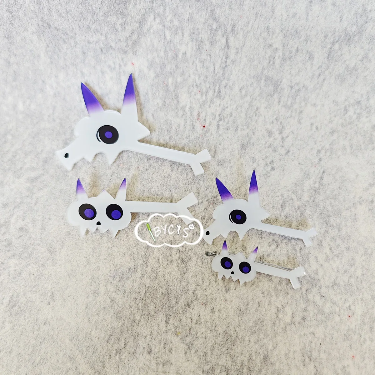 NIJISANJI VTuber Shu Yamino Cos Hairpin Ear Clip Ear Pins Cosplay Earrings Necklace Costume Anime Prop Jewelry