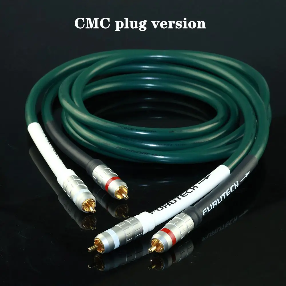 Furutech FA-220 OCC Single Crystal Copper RCA Audio Cable HiFi  Interconnect Cable 2RCA Male To Male For Amplifier CD Player DAC