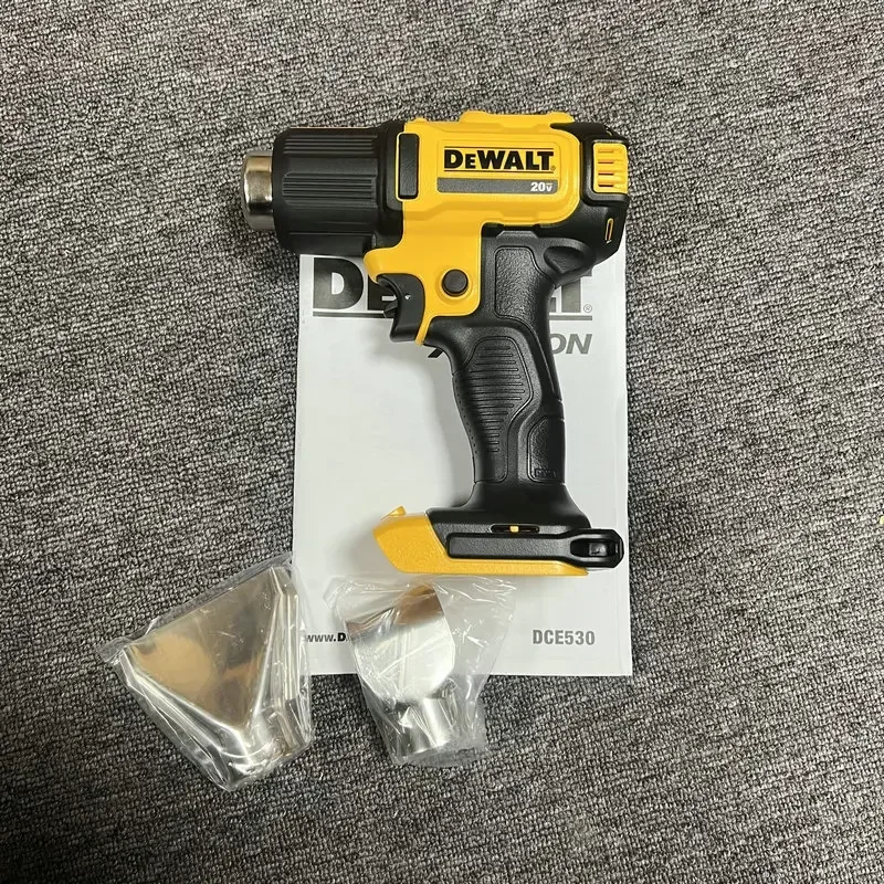 DEWALT Cordless Hot Air Gun 20V MAX Lithium Electric Hot Air Gun DCE530 Adjustable Temperature Hot Air Gun Brazing Shrinkage Pac