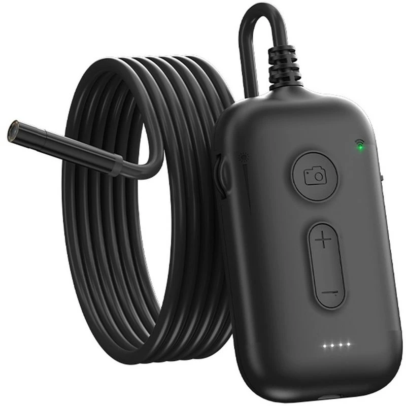 AB25-Sewer Car Inspection HD1080P Wifi Industrial Endoscope Camera Single Lens Waterproof Rigid Cable Pipe Testing Tool