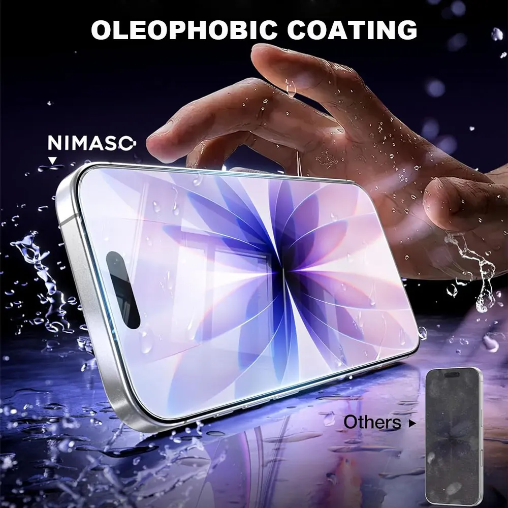 Bordless Schutzglas für iPhone 17 High Clear 9H gehärtetes Glas Displayschutzfolie für iPhone 17Pro, 17Pro MAX, Air – Detail 5