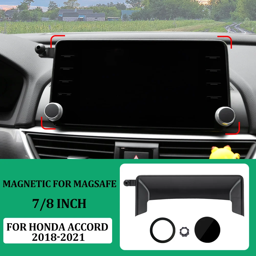 Multimedia Screen(7/8inch) Phone Holder For Honda Accord 10TH 2021 2020 Car Navi Phone Bracket Stand For Honda Accord 2018 2019