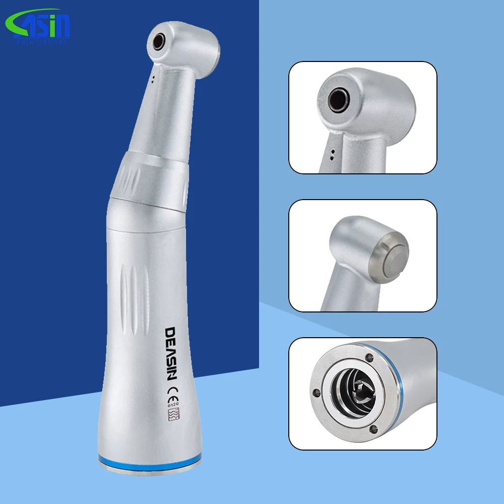 Dental Inner Water Spray Spray Contra Angle Handpiece Push Button for E type motor Low Speed Handpiece  for dental micromotor