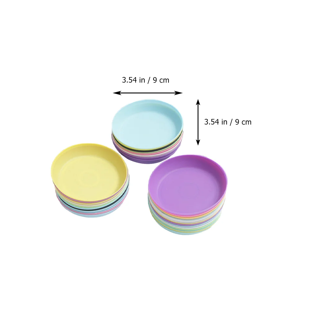 

25 Pcs Durable Plastic Plant Pot Trays for Garden Balcony Anti Sun Aging Flower Pot Saucer Non Slip Bottom Water Tray Plant Pots