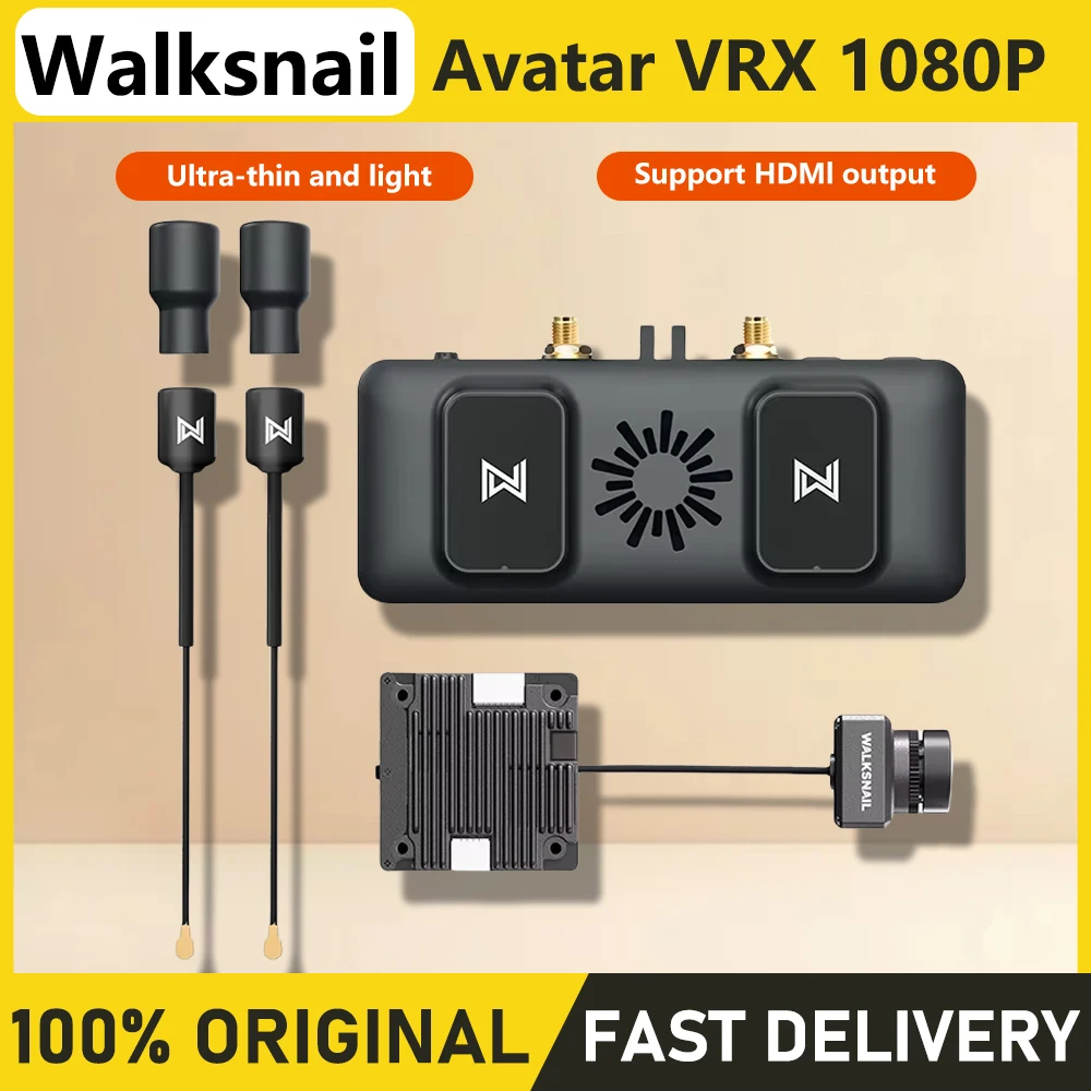 Walksnail الصورة الرمزية VRX 1080P/60FPS 4 كجم المسافة مع الصورة الرمزية 1S عدة/الصورة الرمزية HD مايكرو عدة ل FPV حرة بدون طيار #1