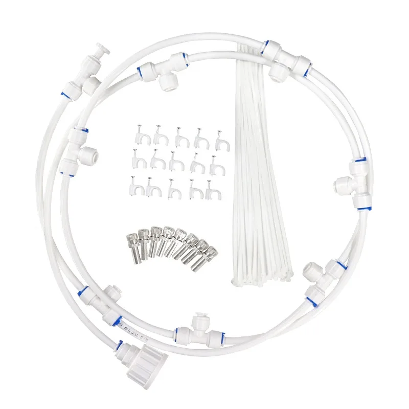 Courtyard Atomization System Outdoor Spray Cooling Suit Fan Courtyard Trampoline Cooling Micro Spray Sprinkler
