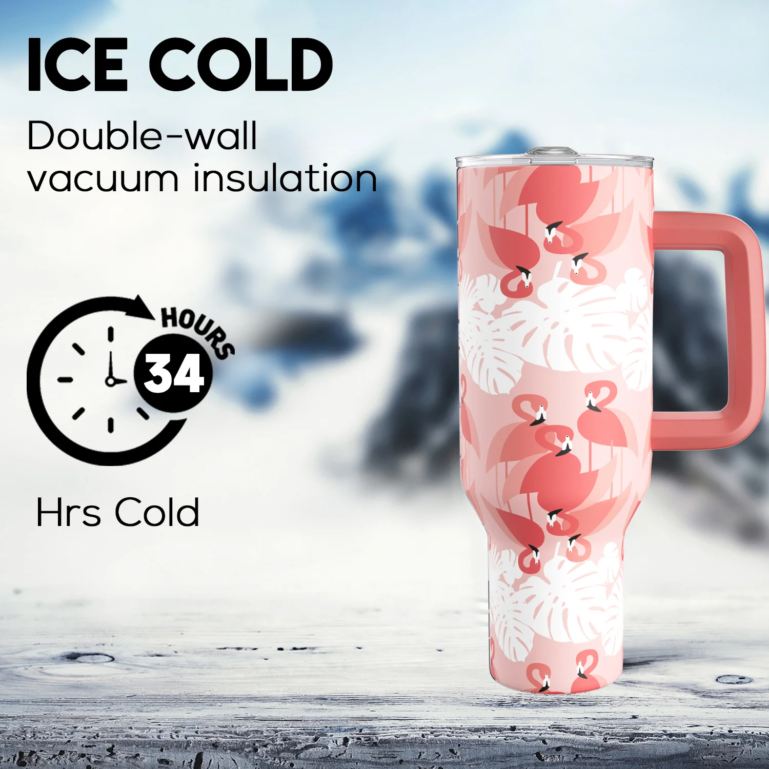 40oz stainless steel  tumbler cup Car cup Coffee cup Vacuum Ice Bully cup Handle cup with lid portable car cup 360 degrees water