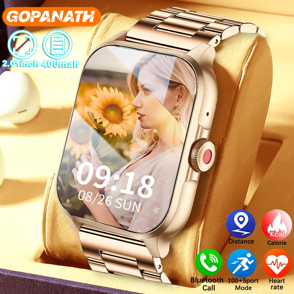 

2024 New Bluetooth Call Smart Watch Women Voice Assistant Sports Fitness Bracelet Waterproof Lday Smartwatch Men For Android Ios