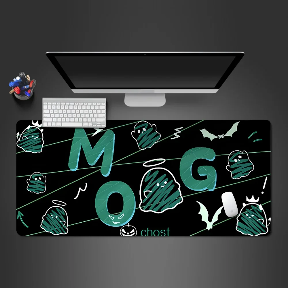 

Mouse pad xxl 900x400mm cute ghost Laptop desk mat desk accessories Kawaii desk pad lovely, cute, amiable office accessories