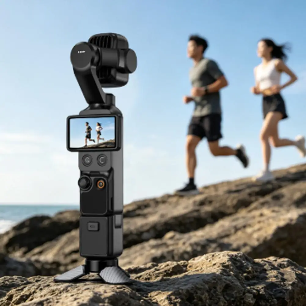 Mini Protable Tripod for DJI Osmo Pocket 4 3 Action 6 Camera 1/4'' Screw Tripod for GoPro 13 12 Insta360 X5 X4 X3 Accessories