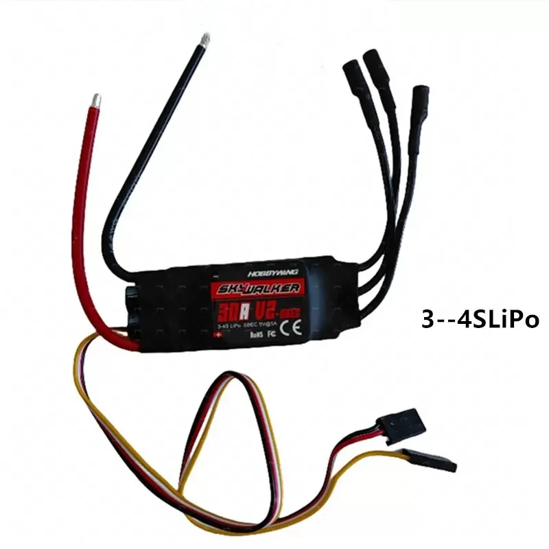 Hobbywing Skywalker 15A/30A/40A/50A/60A/80A/100A V2 Speed Controller ESC With UBEC For RC FPV Quadcopter Airplanes Helicopter