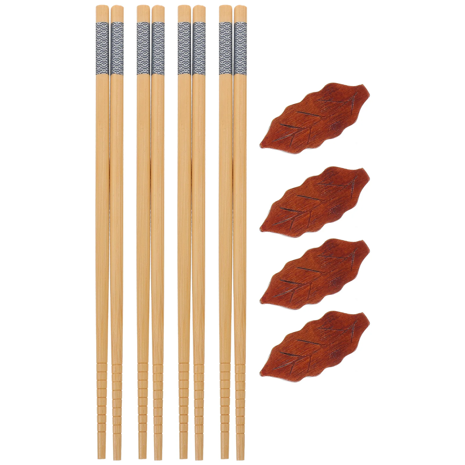 

1 set Wooden Chopsticks Set Food Grade Lightweight Reusable For Travel Camping Picnic Home Tableware With Holder Storage Case