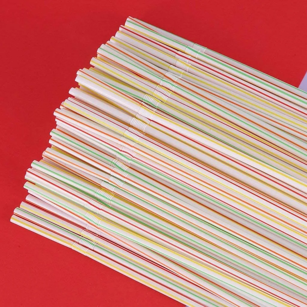 Straws Colored Plas… - image