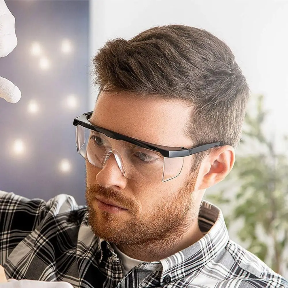 Anti-Splash Eye Protection Work Safety Goggles Windproof Dustproof Protective Glasses Optical Lens Frame Cycling Glasses Goggles