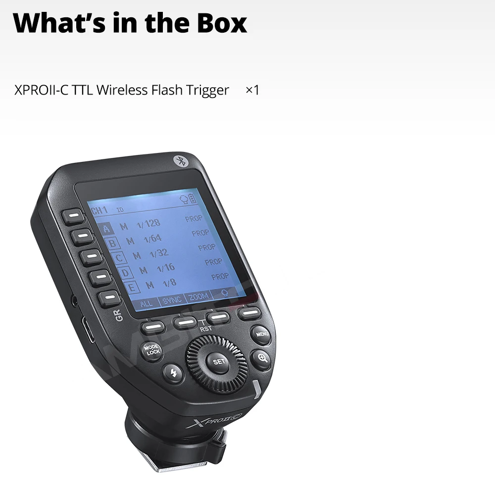 Godox XPROII Trigger XPROII-L XPROII-C XPROII-N XPROII-S XPROII-F TTL HSS LCD Screen Transmitter for Leica Canon Nikon Camera