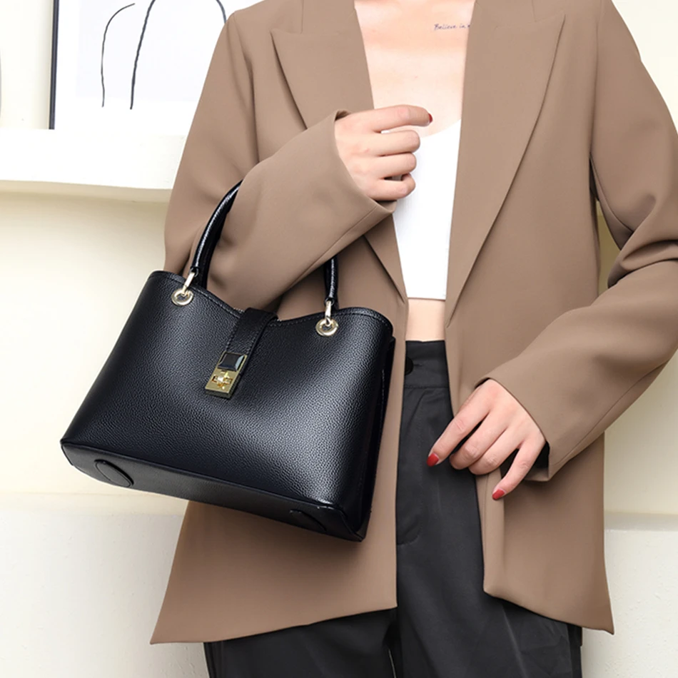 3 Layers Designer Women Handbag Pursers 2022 Trend High Quality Shouder Crosbody Bag for Female Luxury Brand Top-handle Tote Sac