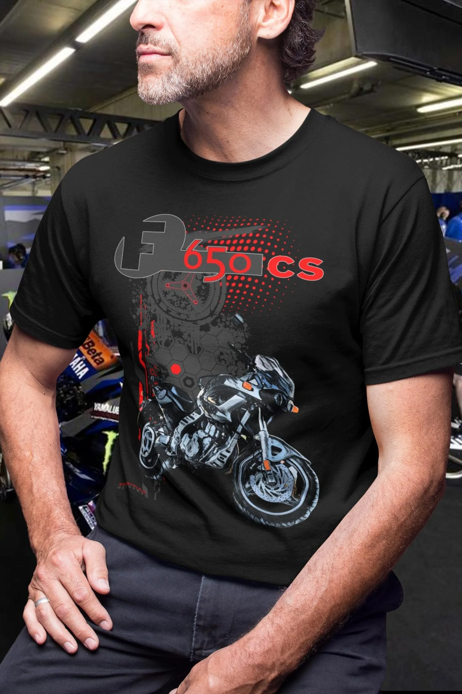 

431@EY B.MW F 650 CS T Shirt The Urban Art Piece Motorcycle Tee Scarver Rider Graphic Top For B.MW Fans Unique Design Gift