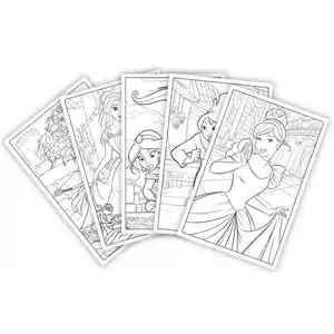 Crayola Disney Prinzessin Riese Malvorlagen, Geschenk für Kinder, 18 Seiten 8 Hauptverkäufe von Crayola -Wachskreide - №3