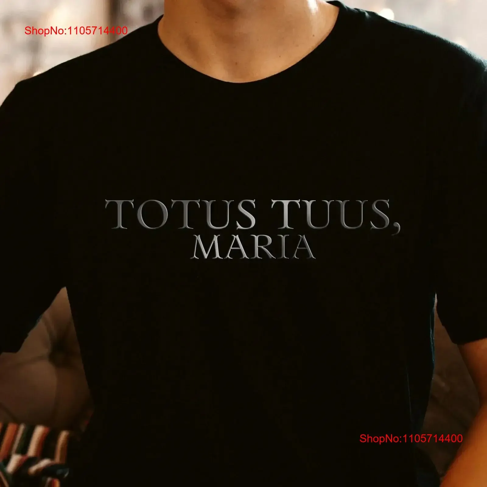 TOTUS TUUS MARIA Totally Yours Mary To Jesus through Marian devotion Apparel Catholic T shirt for Men vintage Washed Stretched